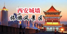 抽插嫩模中国陕西-西安城墙旅游风景区